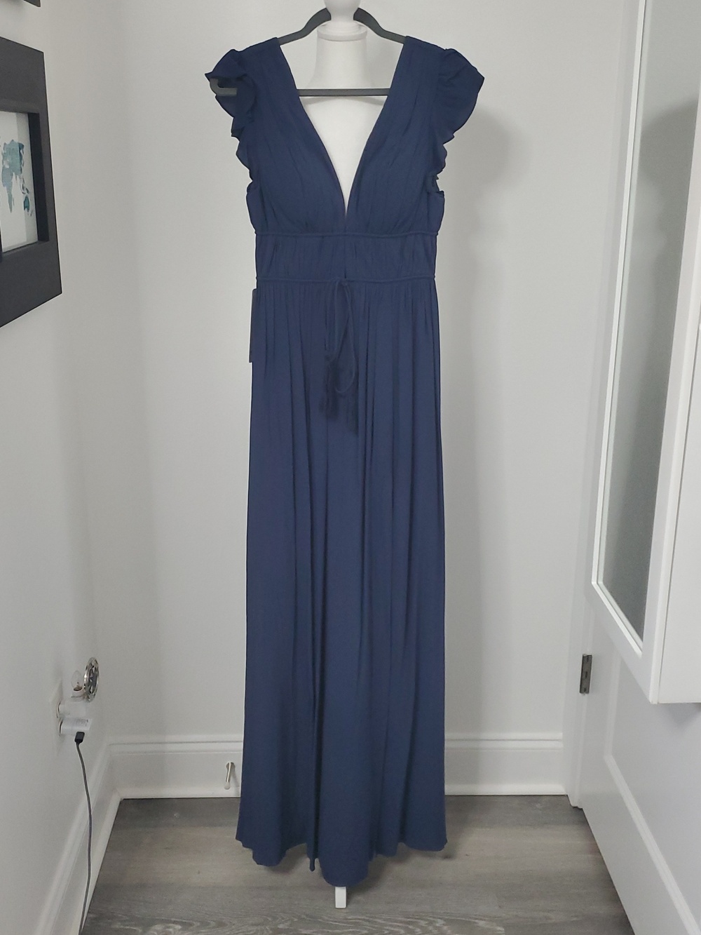 NWT Azazie Santorini Dress - Navy Blue, Size A6